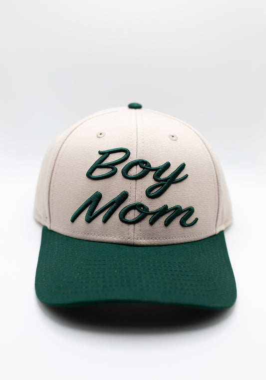 Boy Mom Hat Hunter Green