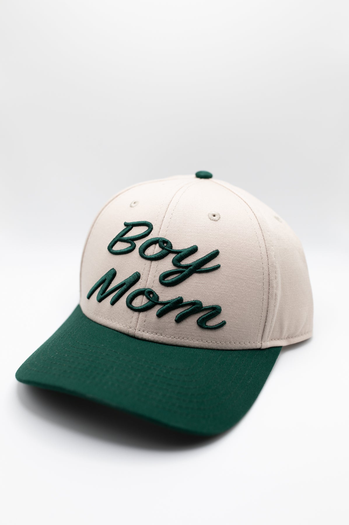 Boy Mom Hat Hunter Green